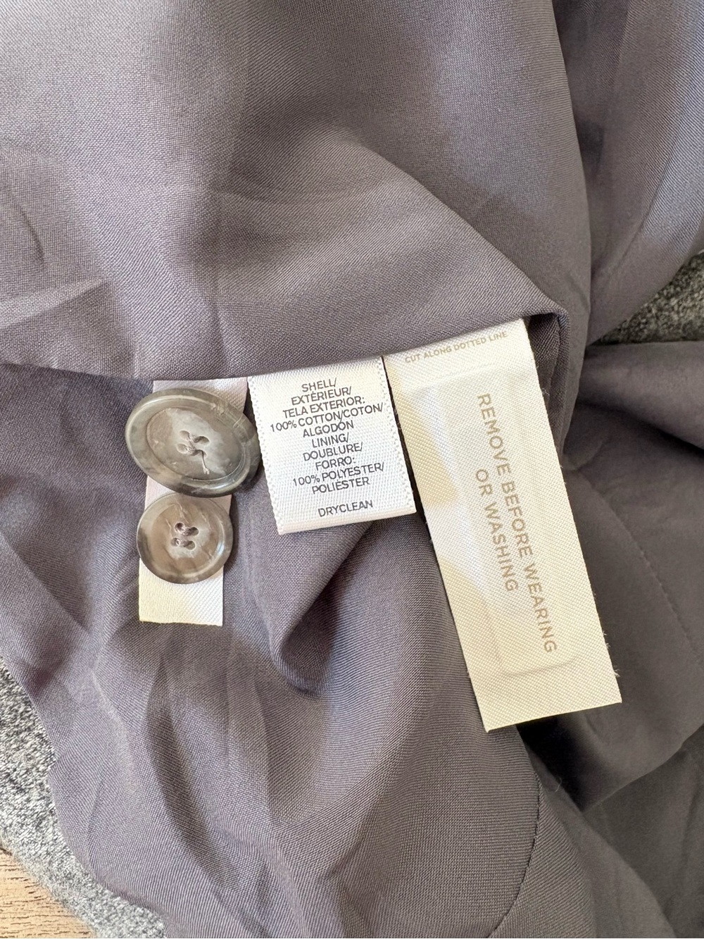 Loft Grey Tailored Single-Button Jacket - Picture 7 of 7